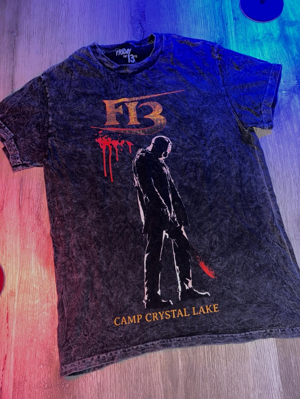Friday the 13th Camp crystal Lake Jason Voorhees Halloween Horror graphic tee